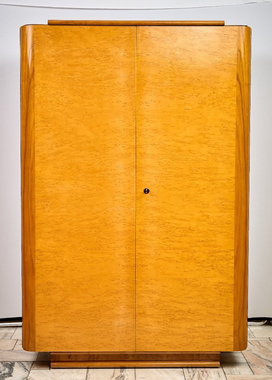Image 1 of Art Déco Wardrobe by Jindřich Halabala, 1960s, Czechoslovakia