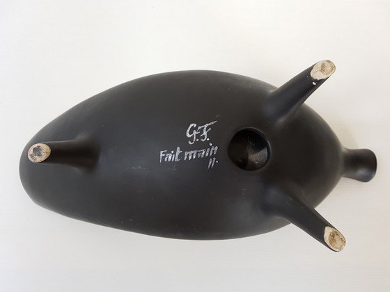 Image 1 of GABRIEL FOURMAINTRAUX DESVRES ZOOMORPHIC CERAMIC FRUIT BOWL 1950 VINTAGE