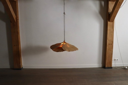 Uchiwa Hana II kroonluchter van Ingo Maurer voor Design M, jaren 70.
