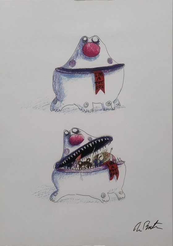Image 1 of Tim Burton – I’m a Toy Box – Official Signed Limited Edition Print – 20x30 cm