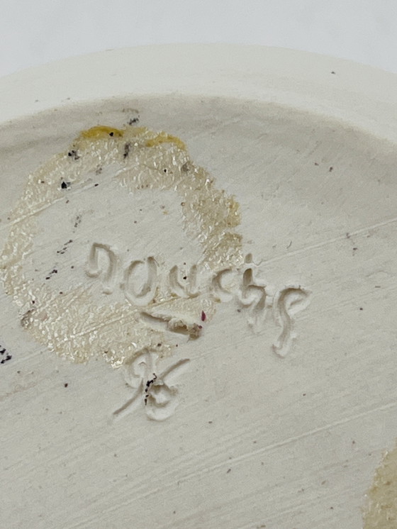 Image 1 of Keramik-Soliflore mit der Signatur "Donche".