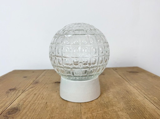 Lampada da soffitto vintage in porcellana bianca, anni '70 – plafondlampen, Porcelain (photo 2 of 12)