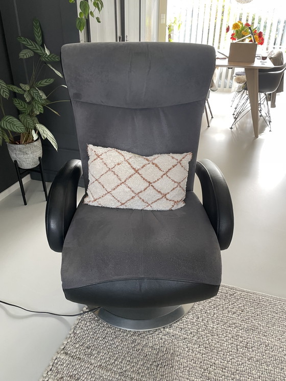 Bequemer Liegesessel – Verstellbarer relaxsessel, Leather, Metal (photo 8 of 9)