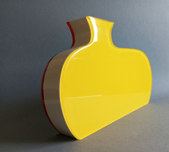 Image 1 of Villeroy & Boch Pop-Art/Postmodern Designer 'Essentials' Acrylic Vase 1980'S