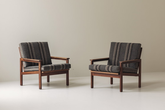 Image 1 of Set of Two Easy Chairs Designed by Illum Wikkelsø for N. Eilersen, Denmark 1959