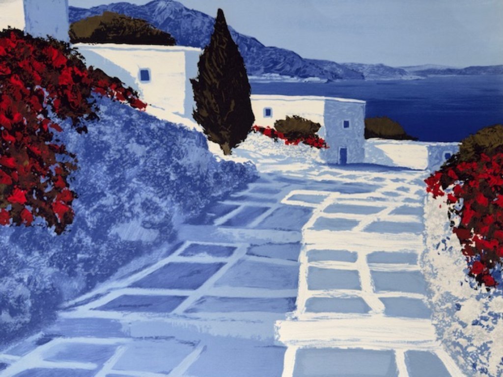Lithograph "The Cypress" by Patrick Reault