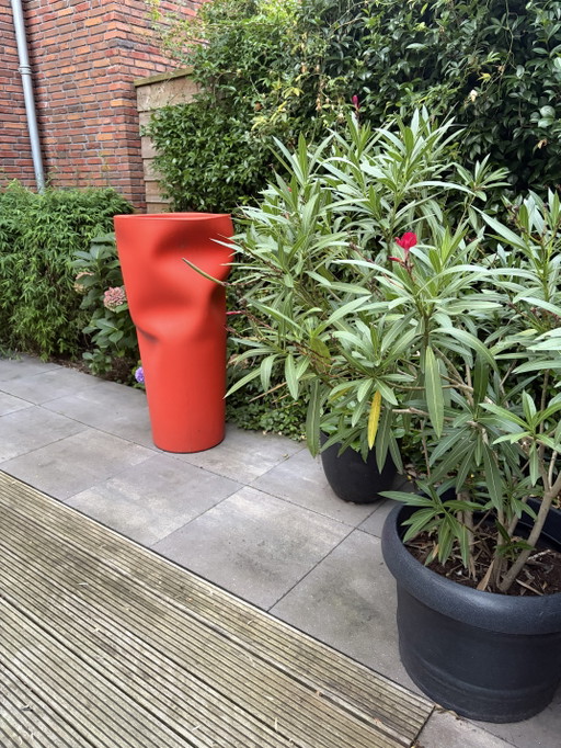 Plust Saving Space Vase Orange