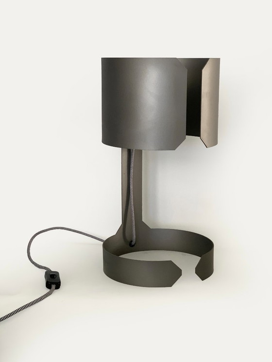 Image 1 of Lampada da tavolo in acciaio opaco - Waltz QAZQA