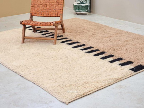 Image 1 of Tappeto marocchino annodato a mano, 200x100 cm.