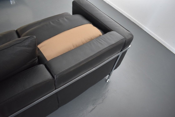 Magnifique canapé design De Sede Robert Haussmann 302 – Canapés 3 places, Metal, Leather (photo 5 of 17)