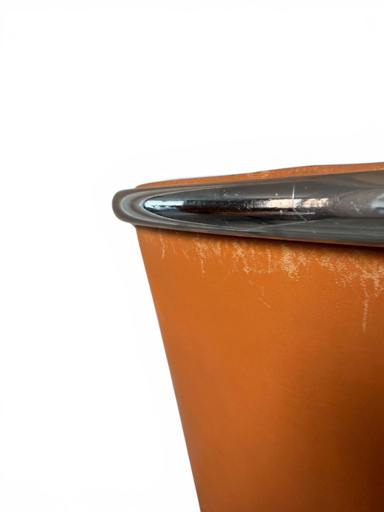 Image 1 of Knoll Charles Pollock Armchair - Vintage Camel Leather
