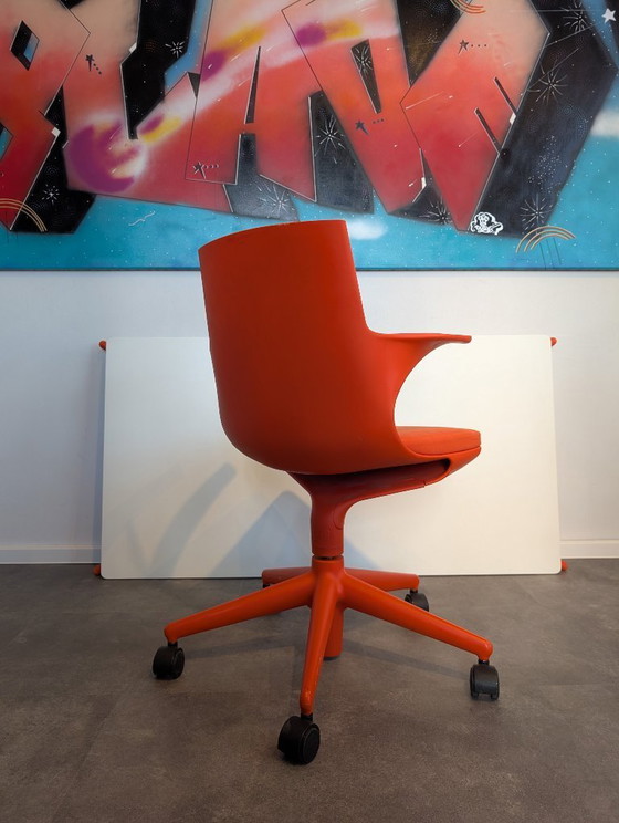 Image 1 of Kartell Spoon design tafel + bureaustoel | Antonio Citterio