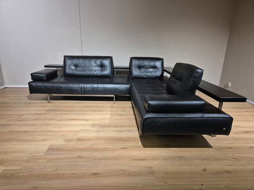 Rolf Benz Dono – Ecksofa – Schwarz – Leder – Design