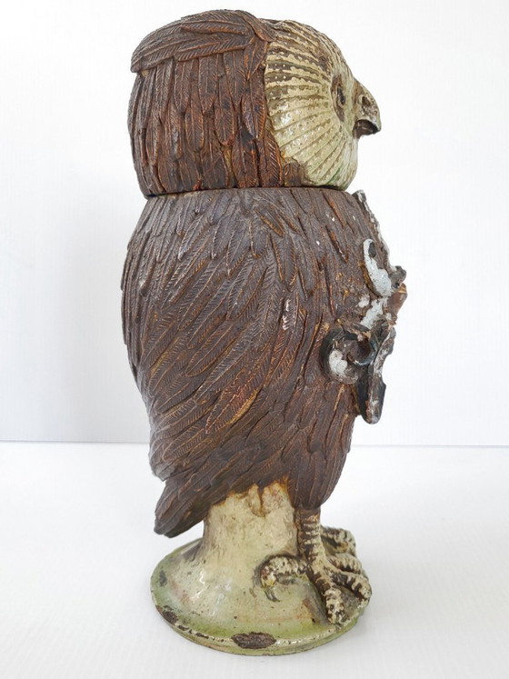 Image 1 of Precioso bombonera antigua de cerámica firmada con la letra "N", ¿de época del siglo XIX?