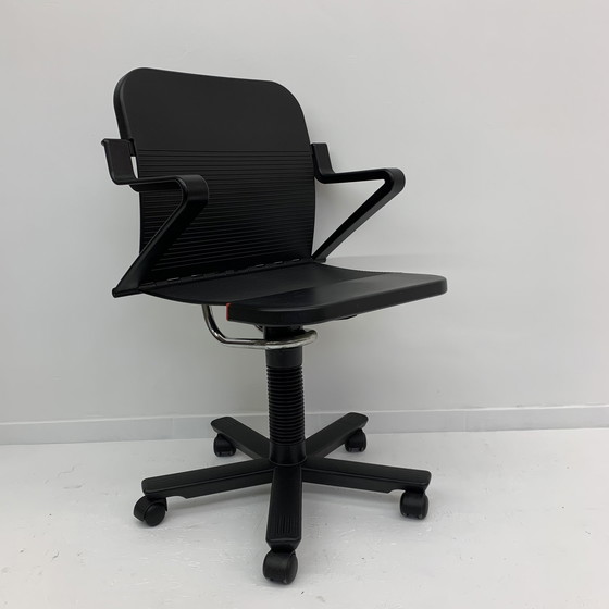 Image 1 of Post Modern Design Italian Desk Chair by Roberto Lucci and Paolo Orlandini for Lamm Italy, 1980’s