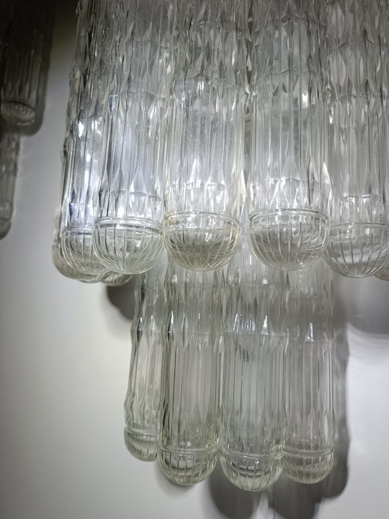 Image 1 of Set of Murano glass light fixtures by Venini, 1970s