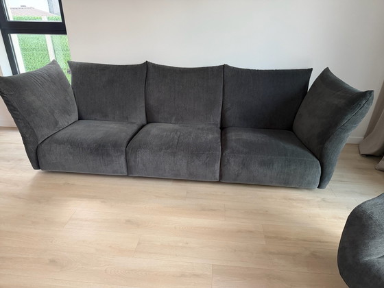 Sofa + 2 Chairs EDRA CHIARA – Seating area, Textile, Chrome (photo 8 of 10)