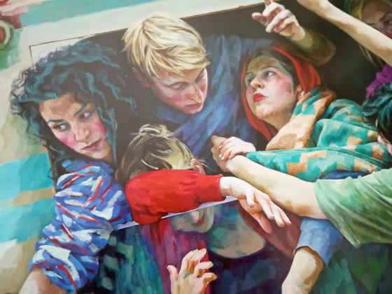 Image 1 of Xenia Hausner "Esilio 1" Manifesto della mostra Albertina 2021 80x60cm