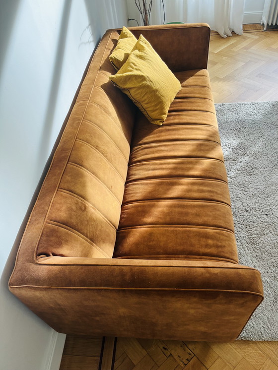 Image 1 of Bank Siem Sevn 4 posti - colore cognac