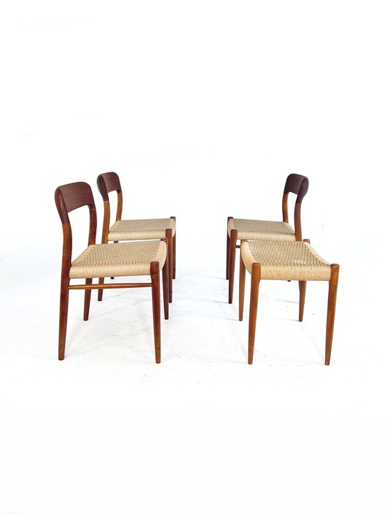 Image 1 of 4x Model No.75, Niels Otto Møller '60