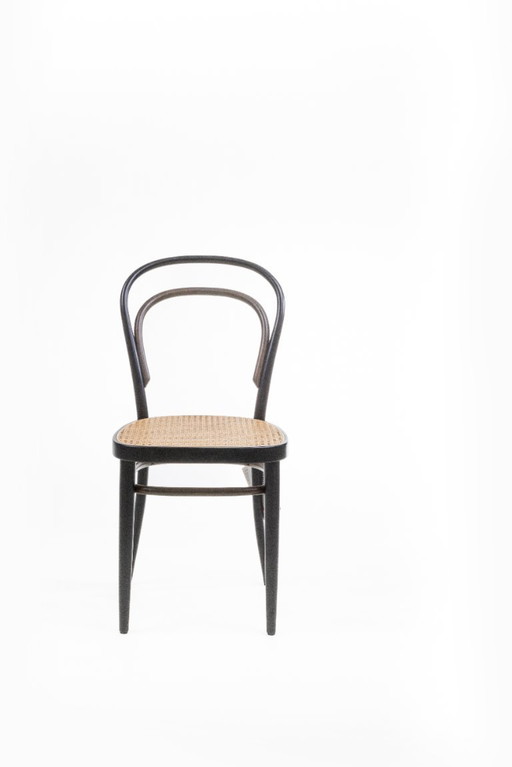 2x Thonet 214 - Special Edition Duotone (zwart-bruin)