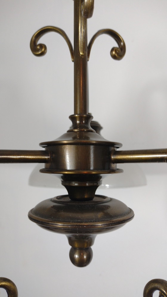 Image 1 of Vintage kroonluchter kleur Messing