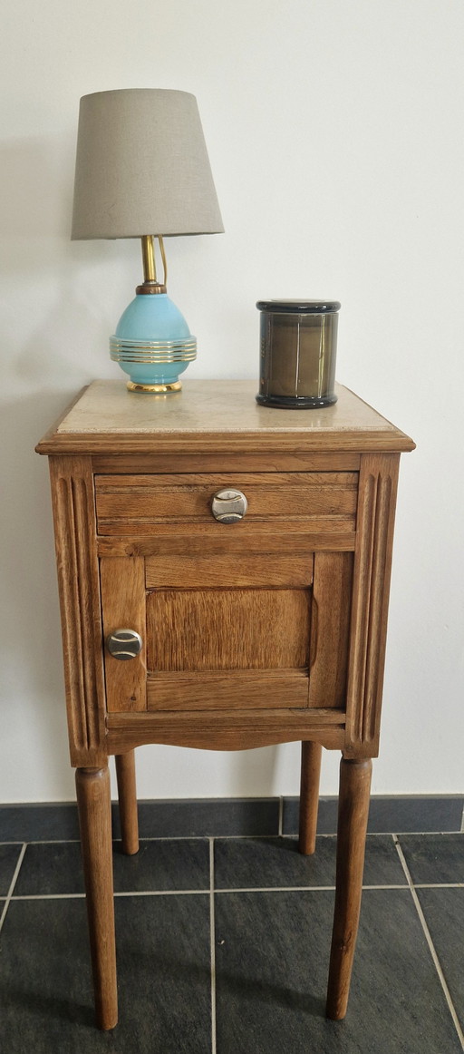 Louis XVI style cabinet - solid oak- 1940's period