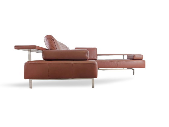 Image 1 of Divano angolare originale Rolf Benz Dono 6100, in pelle di design, marrone