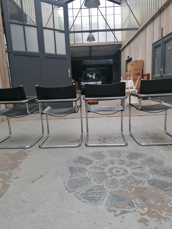 Image 1 of 4x Mart Stam model s 34 stoelen