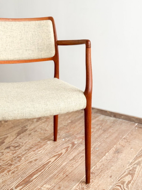 Image 1 of Niels O. Møller Modell 65 Sessel für J.L. Mollers, 1968, Dänischer Designklassiker