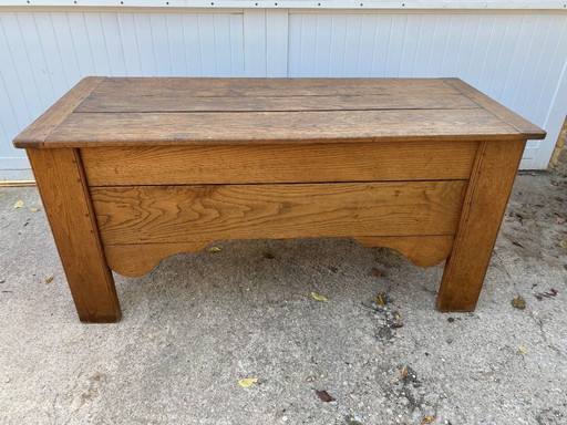 Púlpito antiguo de roble macizo siglo XIX