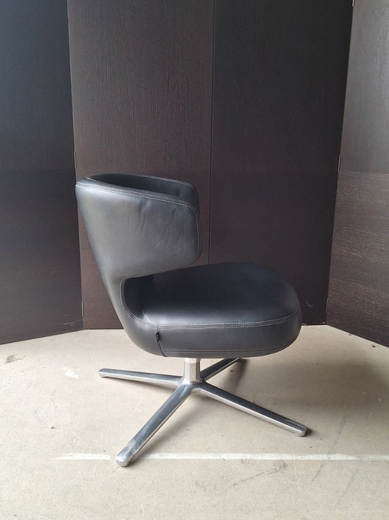 Vitra Petit Repos Schwarz/Braun Leder von Antonio Citterio – Sessel, Leather (photo 5 of 9)