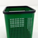 Cestino verde perforato di Neolt, anni '80