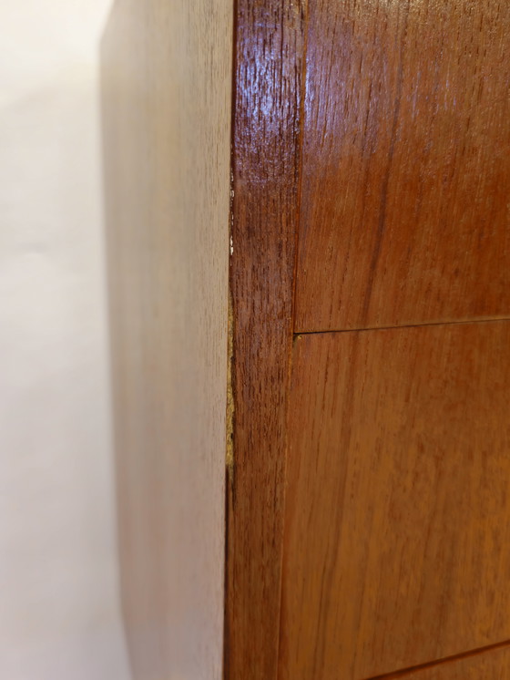 Image 1 of Vintage Teak Sideboard Chest of Drawers Dresser Cupboard Cupboard