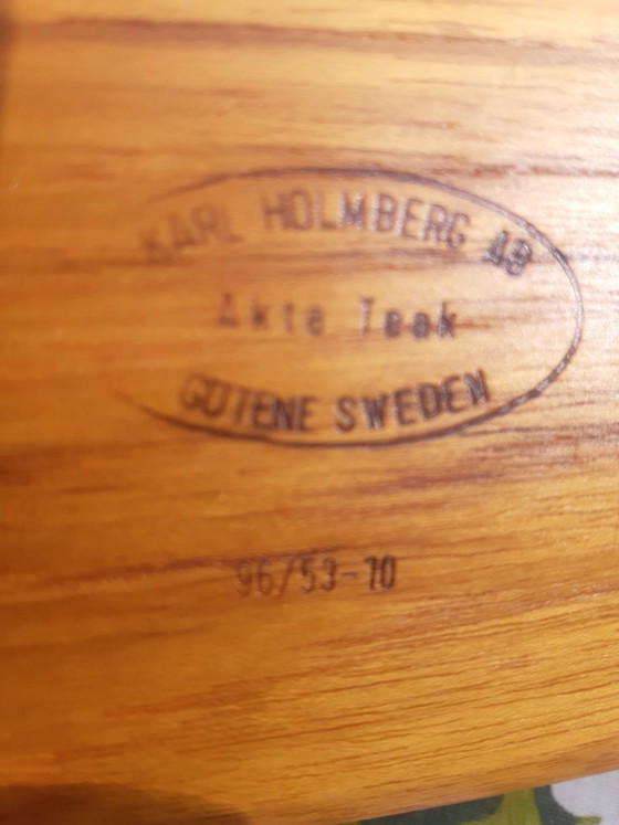 Image 1 of Teak tablet Karl Holmberg midcentury 