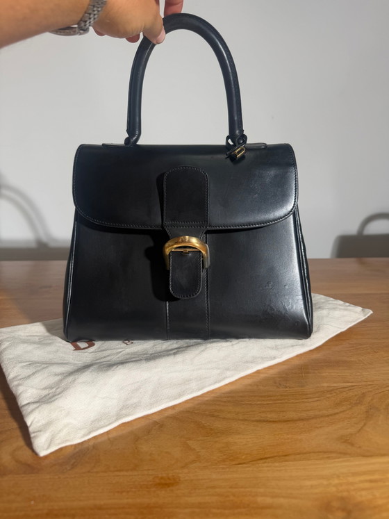Delvaux Brillant MM Handbag – Black Leather – Top handle bags (photo 5 of 10)