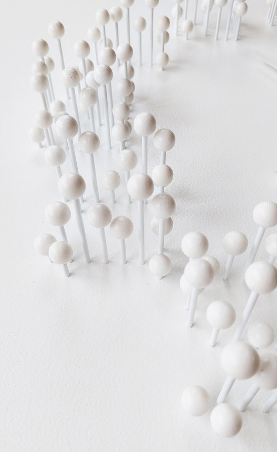 Image 1 of Reloj de pared ilusionista "MOCAP" / escultura de pared