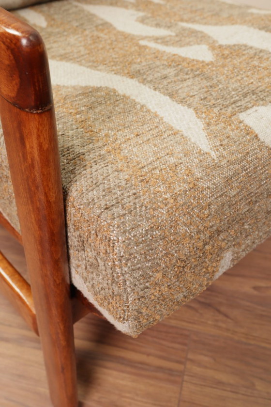 Image 1 of Poltrona vintage safari beige 1965 design scandinavo