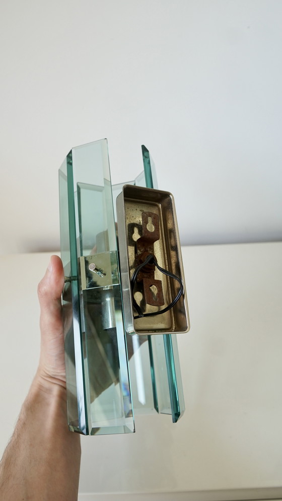 Image 1 of Italian wall lamp VECA for Fontana Arte - in Murano glass