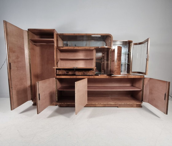 Art Deco Display Sideboard, 1940s – Wood (photo 3 of 12)