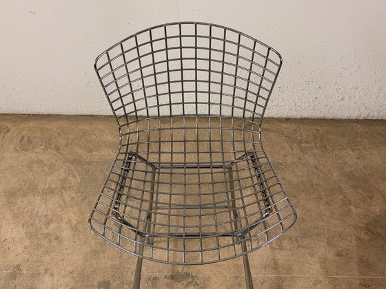 Image 1 of Harry Bertoia barkruk 427 voor Knoll International, jaren 70