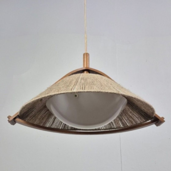 Image 1 of Wabi Sabi Pendelleuchte von Temde, Österreich 1960er Jahre