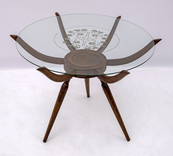 Image 1 of Carlo De Carli Mid-Century Modern Italian "Spider" Coffee Table, 1950