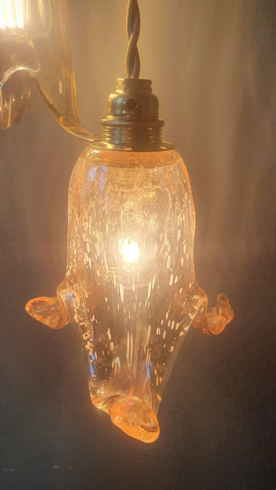 Image 1 of Set di 2 lampade a sospensione vintage di Murano - Italia - Murano