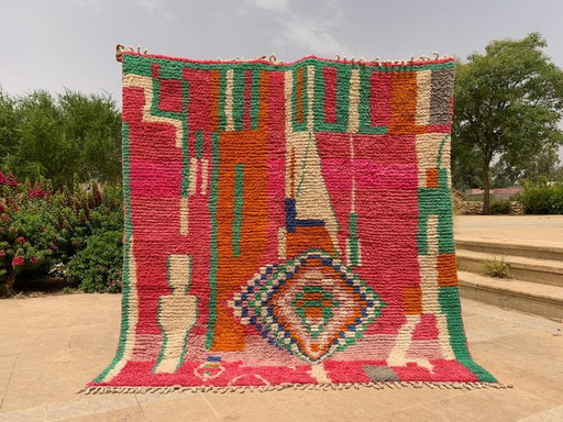 Authentic Moroccan Rug 220/200 – vloerkleden en tapijten, Wool