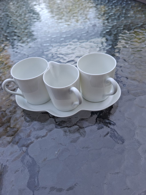 Antiek espresso setje