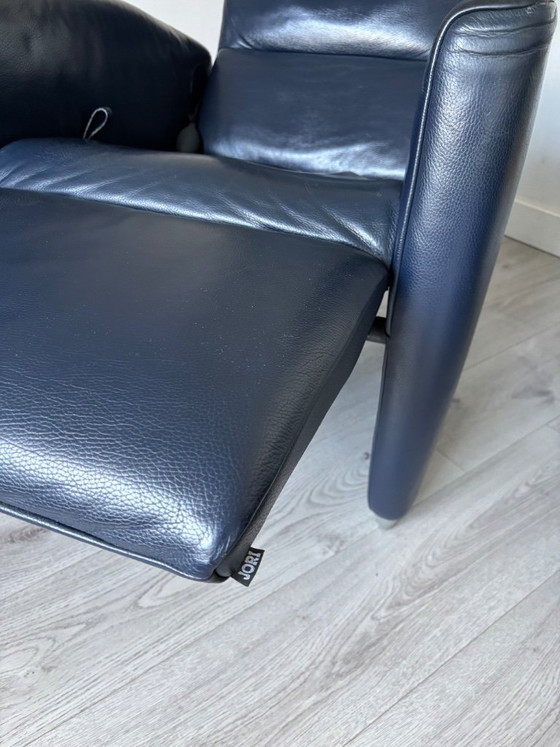 2x Jori Vinci Blue – Armchairs, Leather (photo 2 of 6)