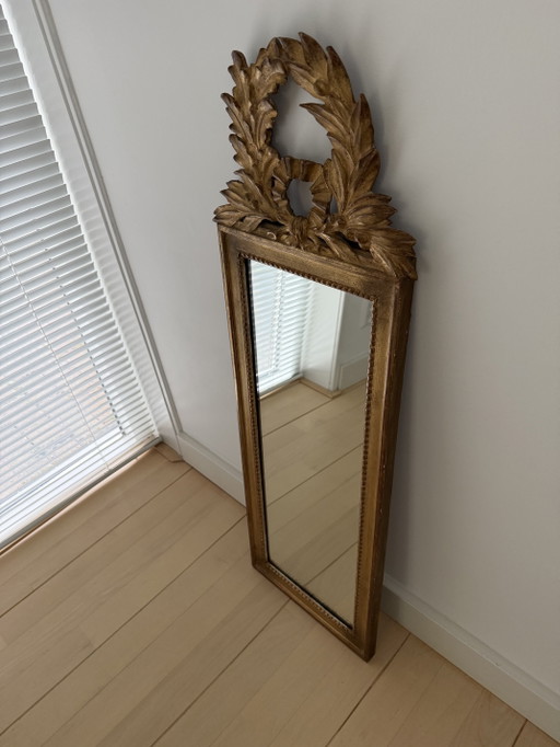 Miroir français ancien doré