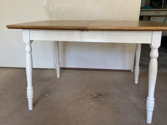 Image 1 of Vintage dining table with 2 chairs