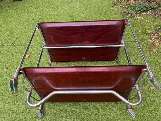 Gerlinol Foldable Bar Cart / Trolley – Chrome (photo 14 of 24)